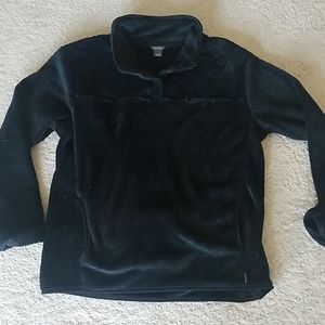 Eddie Bauer 3/4 snap fleece sweatshirt